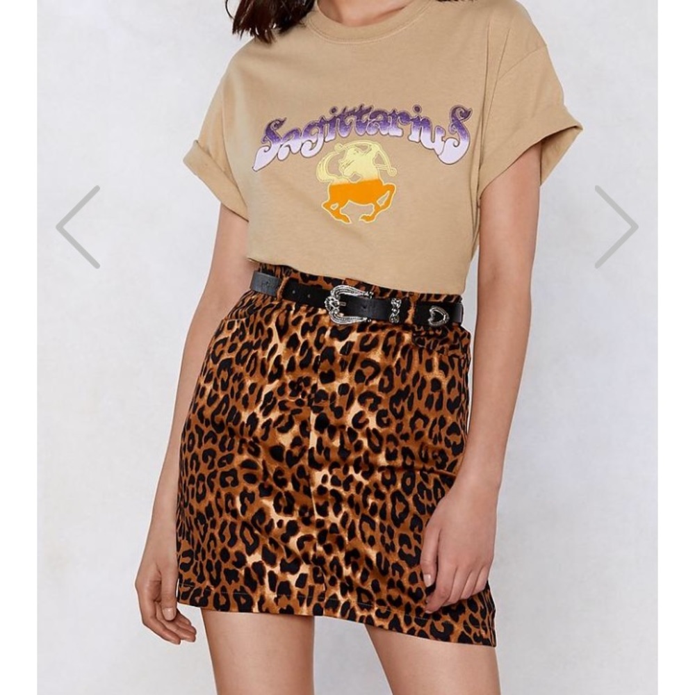 NEW Leopard print skirt
